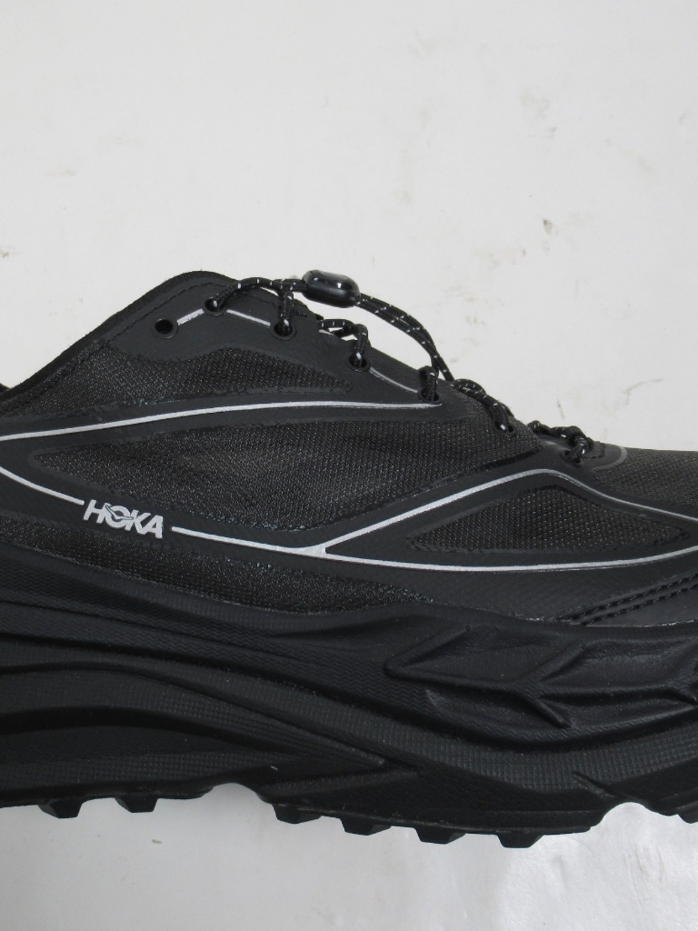 Hoka Unisex Stinson One7 Sneakers Black/Silver BKSV 1168931 11.5 USM / 12.5 USW